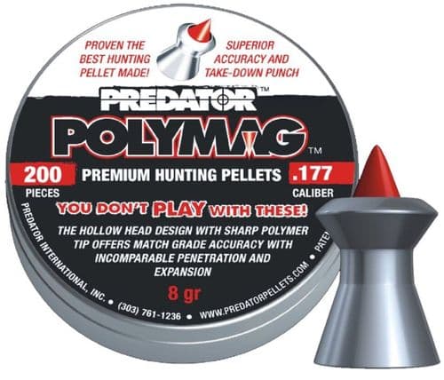 JSB Predator Polymag .177 / 4.52mm Diabolo Pointed Pellets