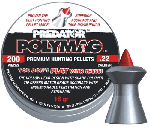 JSB Predator Polymag .22 / 5.5mm Diabolo Pointed Pellets