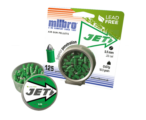 Milbro Jet Prometheus .22 / 5.5mm Lead Free Pointed Air Pellets