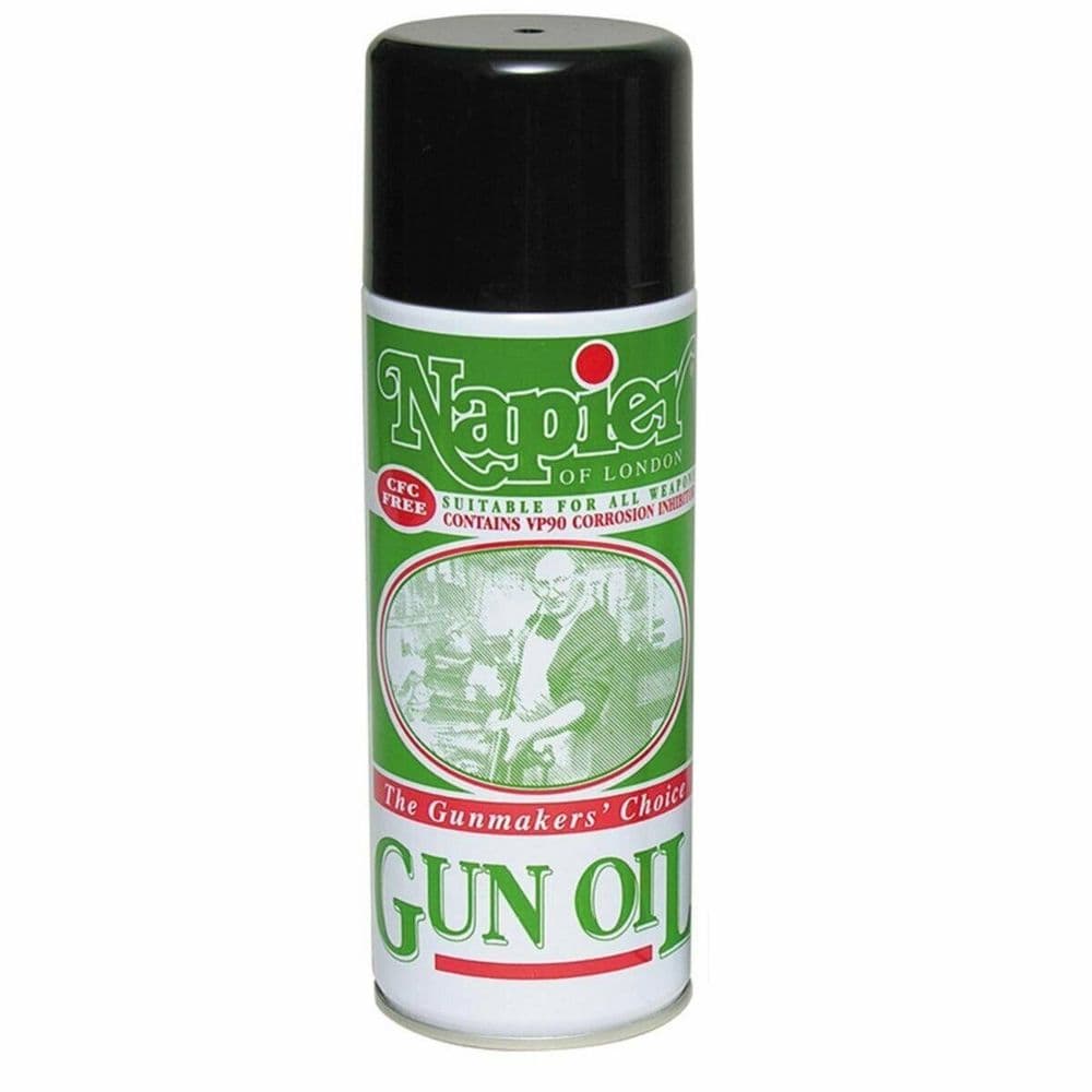 Napier Gun Cleaner & Lubricant Airgun Rifle Shotgun 300ml or 750ml