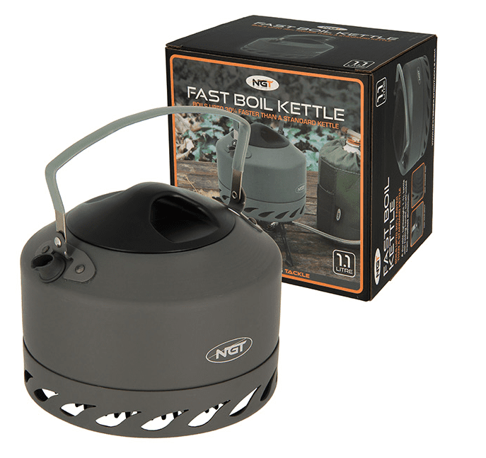 NGT Fast Boil Kettle for Carp Fishing Camping Kettle 1 1 Litre