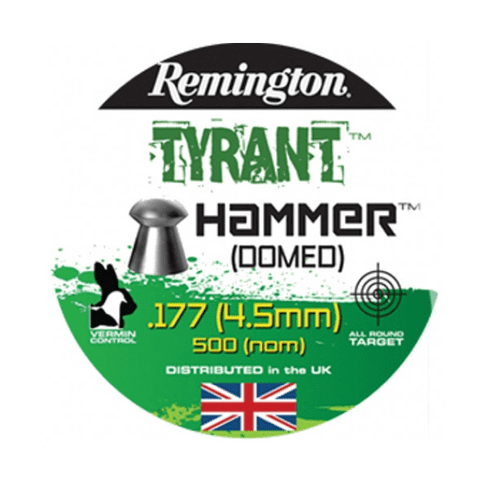 Remington Tyrant Hammer .177 / 4.5mm Round Domed Pellets