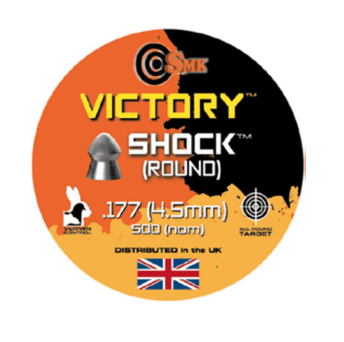 SMK Victory Shock .177 / 4.5mm Round Domed Air Pellets