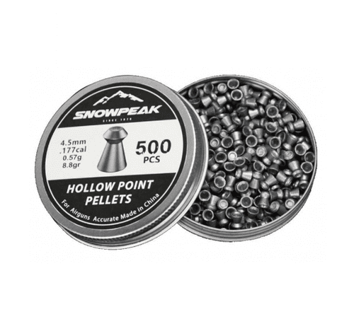 Snowpeak Hollow Point .177 / 4.5mm Lead HP Hollow Point Air Pellets