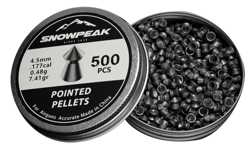 Snowpeak Pointed .177 / 4.5mm Point Lead Air Pellets