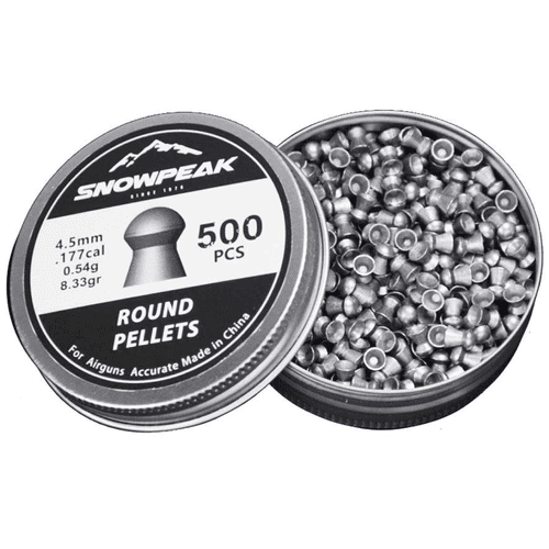 Snowpeak Round Domed .177 / 4.5mm Domed Round Lead Air Pellets