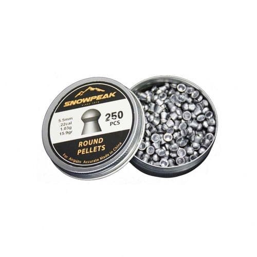 Snowpeak Round Domed .22 / 5.5mm Domed Round Lead Air Pellets