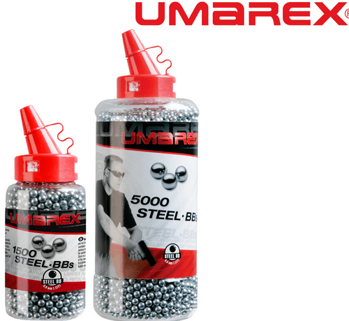 Umarex .177 / 4.5mm Polished Steel Precision BB's Ammo BB Pellets - Choose Quantity