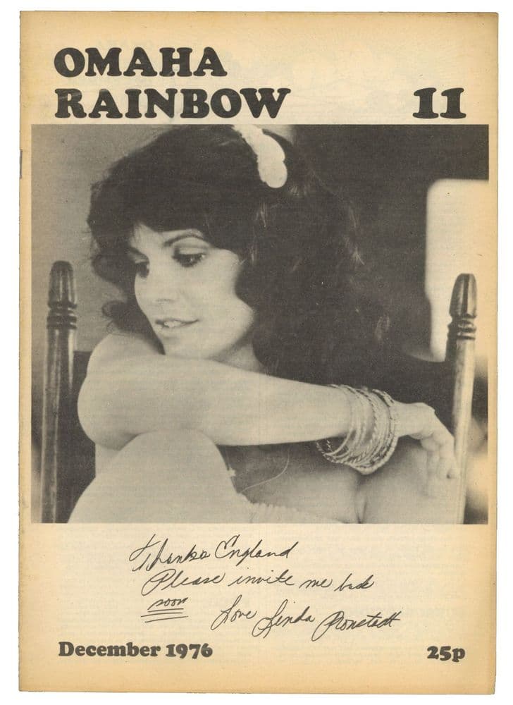 Omaha Rainbow Magazine No 11 December 1976 Linda Ronstadt Poco Burrito