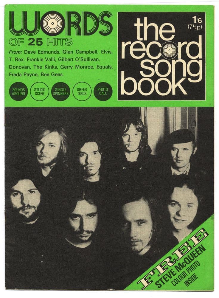 Record Song Book Magazine 111971 Fair Weather on cover Neil Diamond