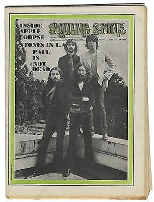 Rolling Stone Magazine No 46 15 November 1969 Stones In La Jimi Hendrix Country Joe Beatles Apple Rolling Stone Magazine No 46 15 November 1969 Stones In La Jimi Hendrix Country Joe Beatles Apple