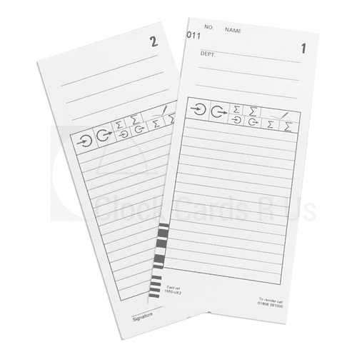 1440-UK2 Time Clock Cards