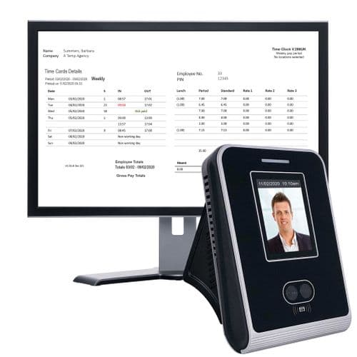 GeoFace 200 | Face recognition clocking in machine