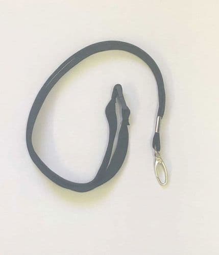 Lanyards, 'breakaway' safety, Black, type 1.
