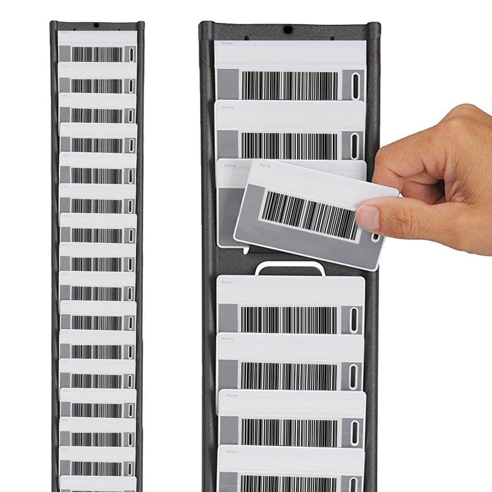 Metal Badge Card Rack - 25 slots