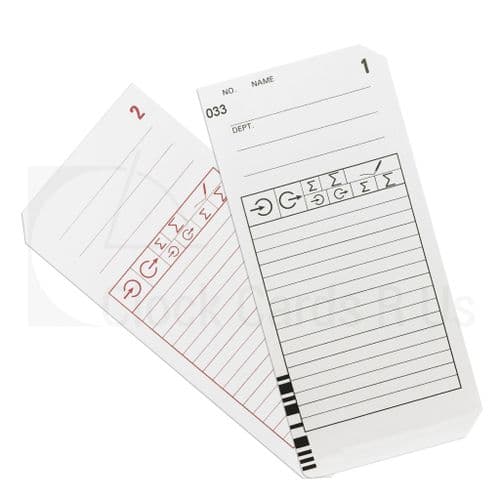 VN Time Clock Cards - Seiko