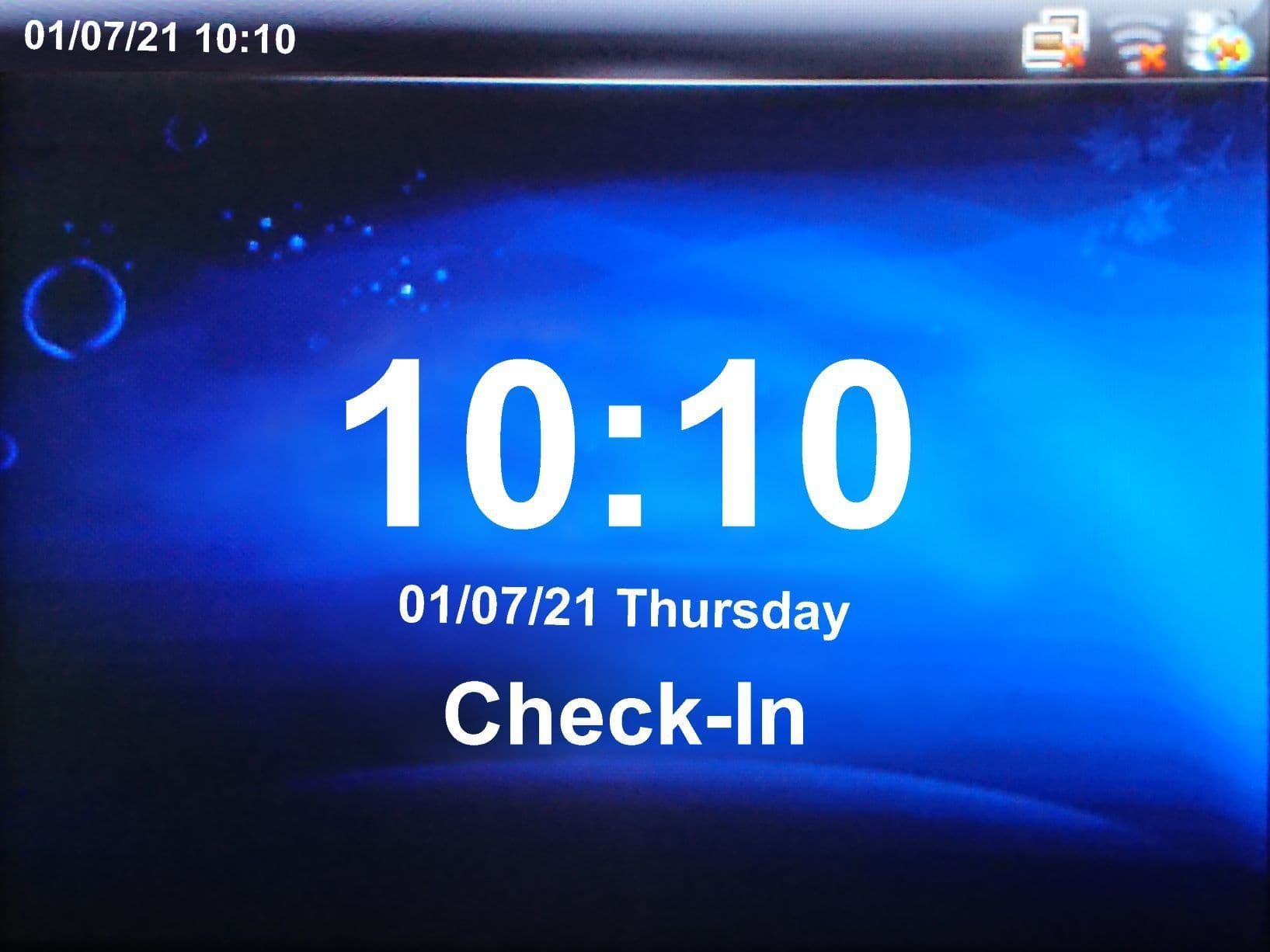 Clock Cards R Us PalmTrac Wireless Connection