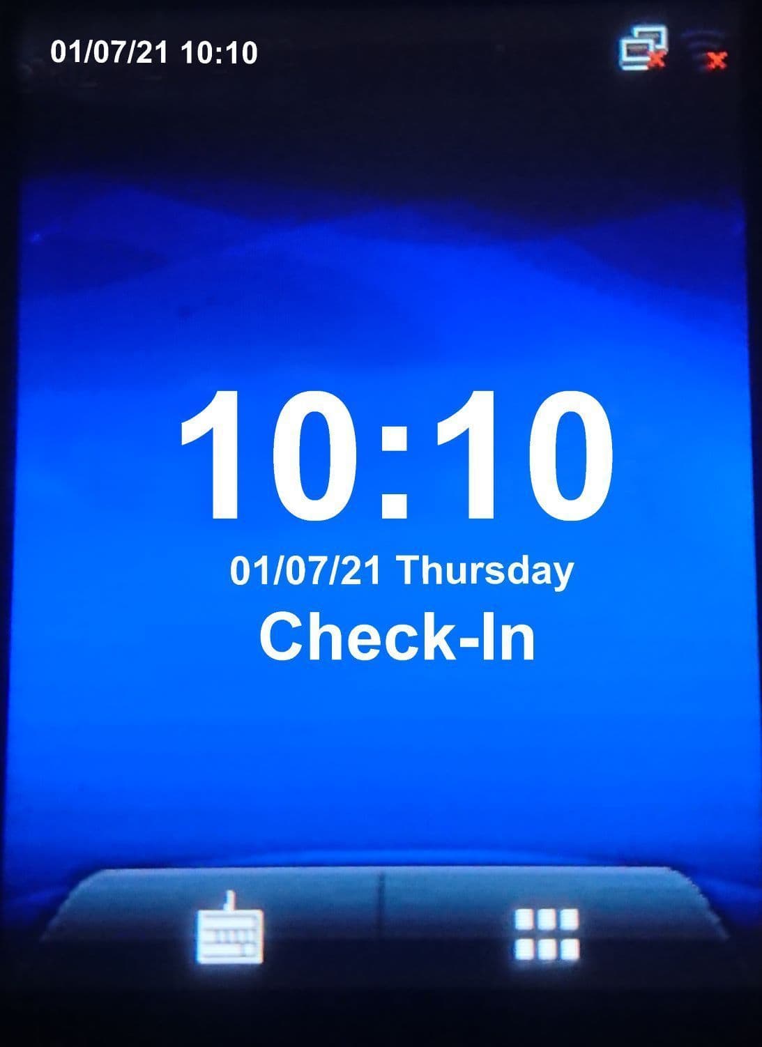 Clock Cards R Us PalmTrac Wireless Connection