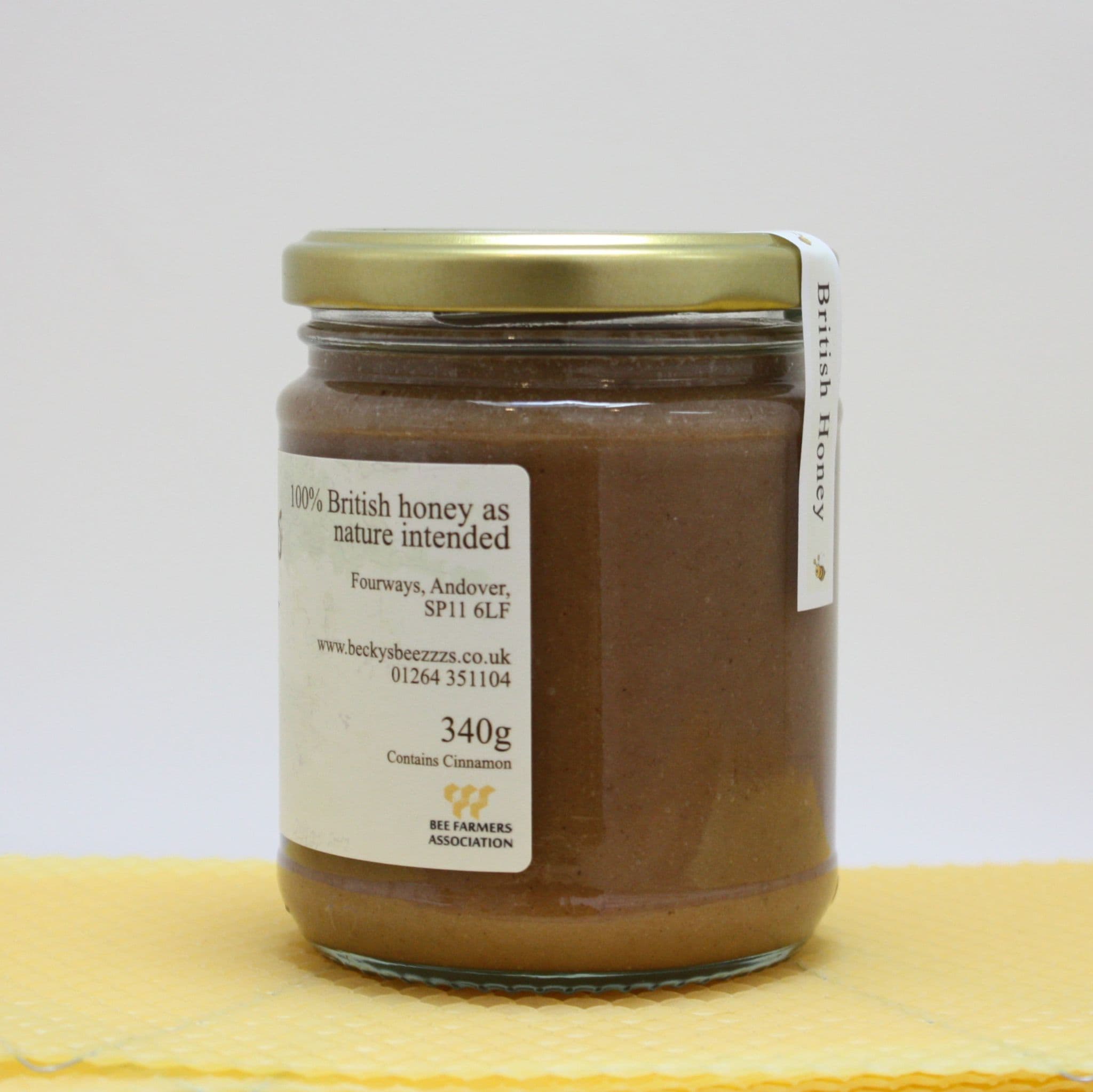 12oz Jar Cinnamon Infused Honey