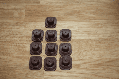 Nicot Cell Bar Cup Supports Brown