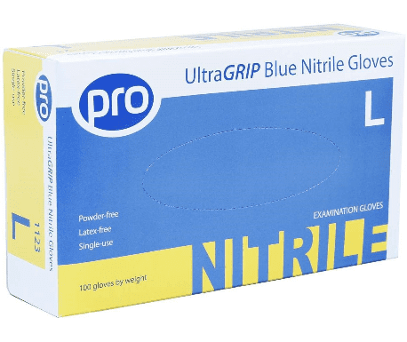 UltraGrip Blue Nitrile Glove
