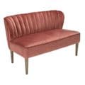  AXE151 Plush Velvet  Vintage Pink Sofa By Denelli