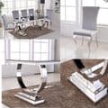  JP DT840 Dining table180cm (Black Glass) & JP CH250 Plush Velvet pewter Chairs By Jesse plana