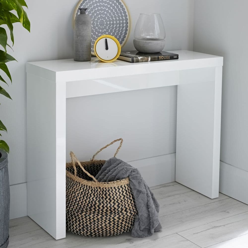 AXE 111 console Table White  By Denille