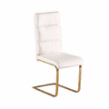 AXE 134 Glass Dining table Round   & AXE 109 White Chairs From Denelli