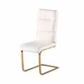 AXE 134 Glass Dining table Round   & AXE 109 White Chairs From Denelli