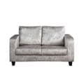 AXE 156 Crushed Velvet Silver Box  Sofa From Denelli