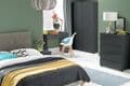 AXE BD54 (1)  Bed Frame  (Mid Grey)