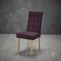 AXE CH 154 Linen Fabric (Plum) (Pack of 2 )