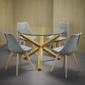 AXE CH119 (2) Grey  Chairs From Denelli