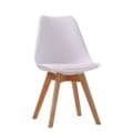 AXE CH119 (2) White  Chairs From Denelli