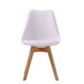 AXE CH119 (2) White  Chairs From Denelli