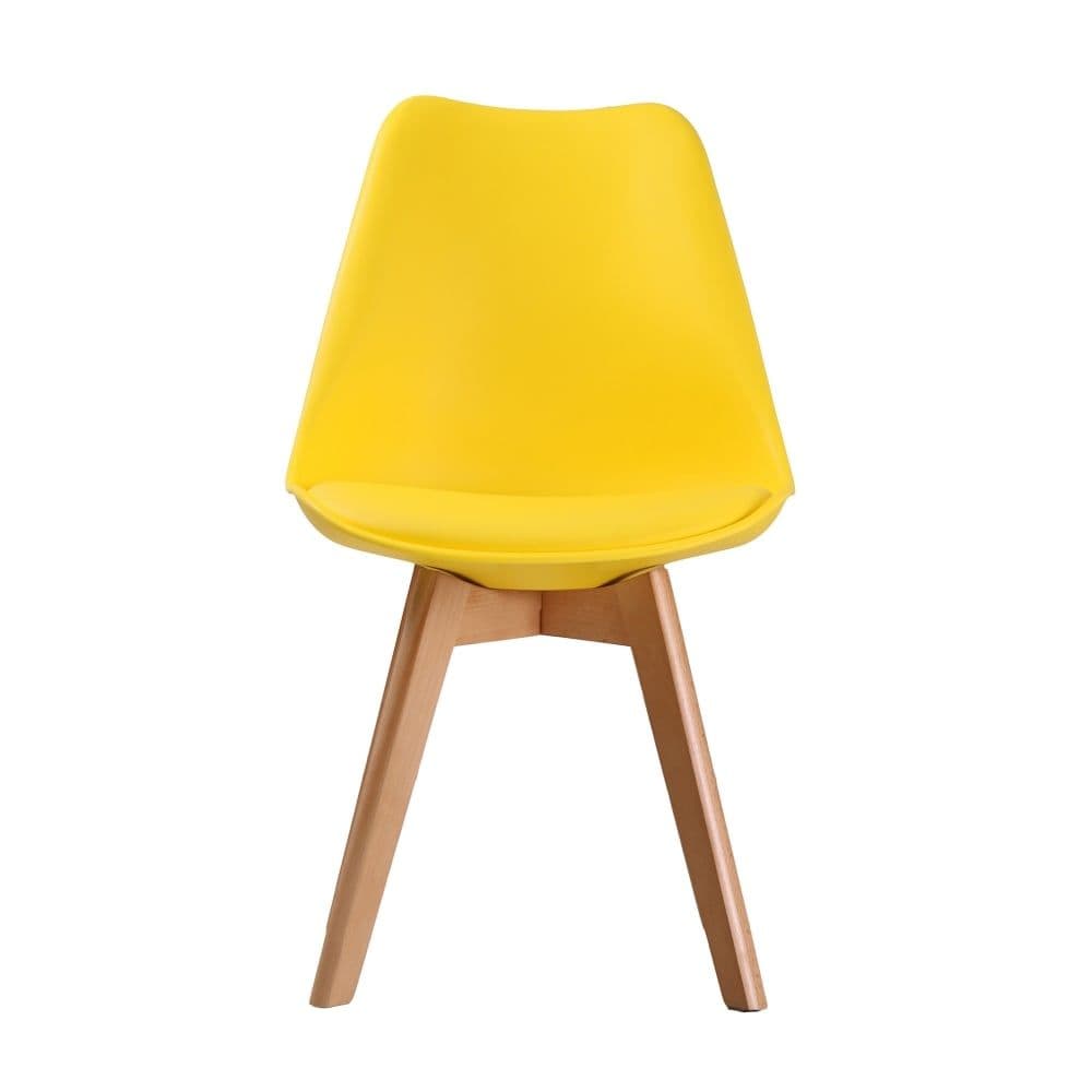 AXE CH119 (2) Yellow  Chairs From Denelli (2)