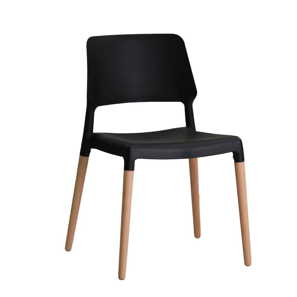 AXE Chairs (Black)( Pack of 2 )