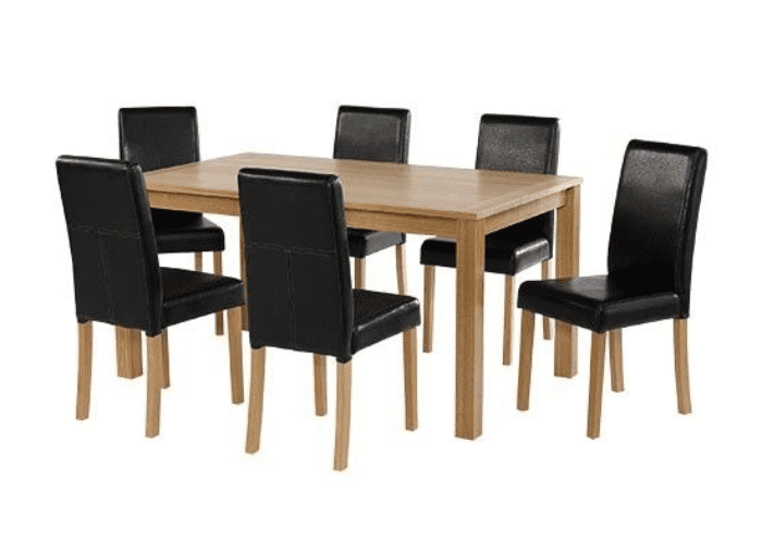 AXE  DT 143 Dining Table (Large)  &  AXE CH 154