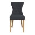 AXE DT Dining Table(Grey & Oak Finish ) &  AXE 155 (Grey)Chair