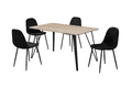 AXE DT Dining Table (Oak effect)  & 4 Chair