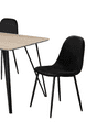 AXE DT Dining Table (Oak effect)  & 4 Chair