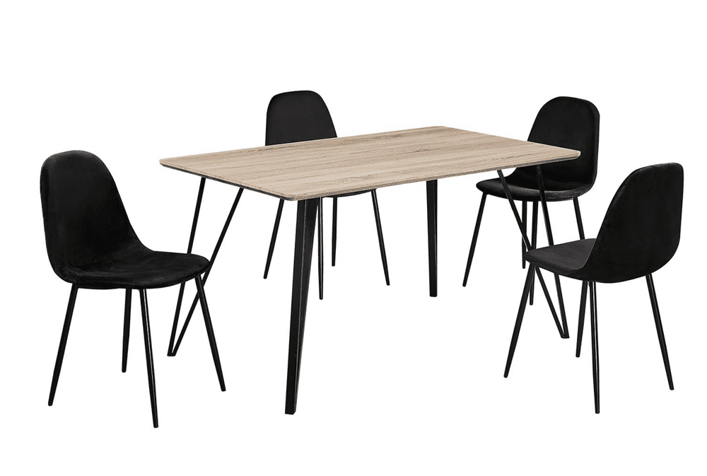AXE DT Dining Table (Oak effect)  & 4 Chair