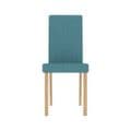 AXE DT Dining Table(Oak Effect)   &  AXE Chair (Blue)