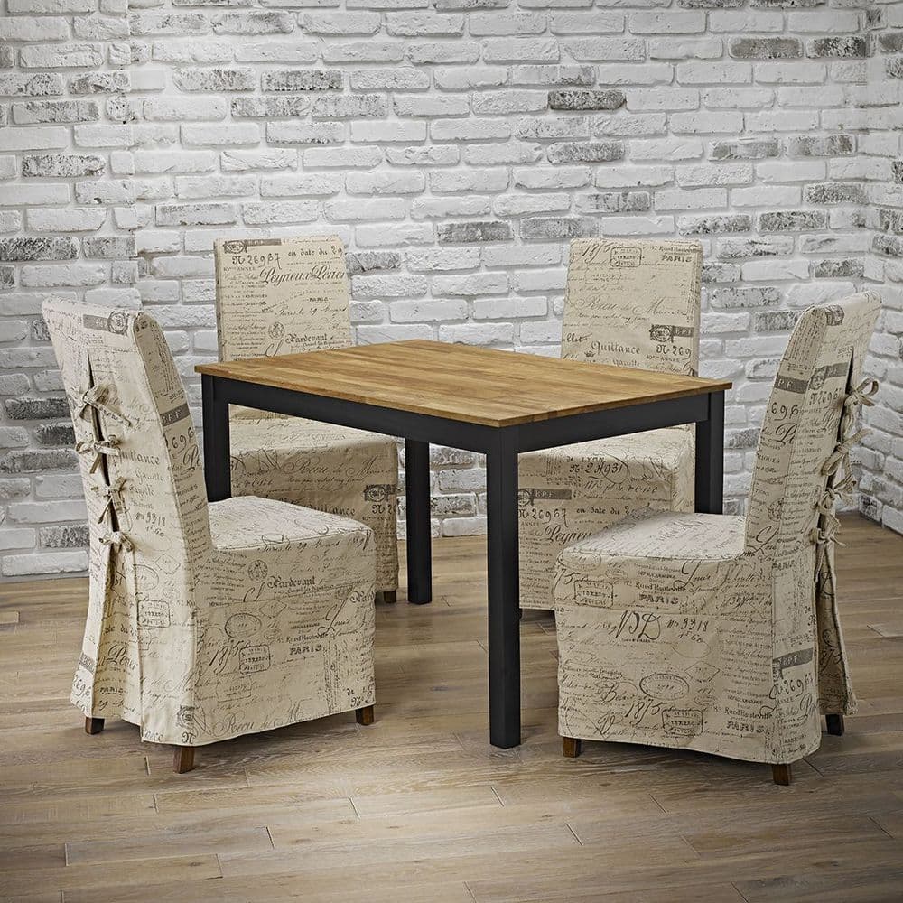 AXE  DT101  Dining table &  AXE 154 (3)Chairs By Denelli