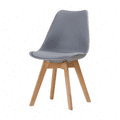 AXE DT142 Dining table ( Large )& AXE CH Grey Chairs From Denelli