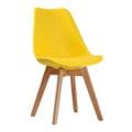 AXE DT142 Dining table (Large)& AXE CH Yellow Chairs From Denelli