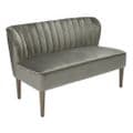 AXE151 Plush VelvetGrey Sofa By Denelli