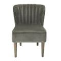 AXE151 Plush VelvetGrey Sofa By Denelli
