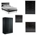 AXE30   Bed Frame (Black Gloss)
